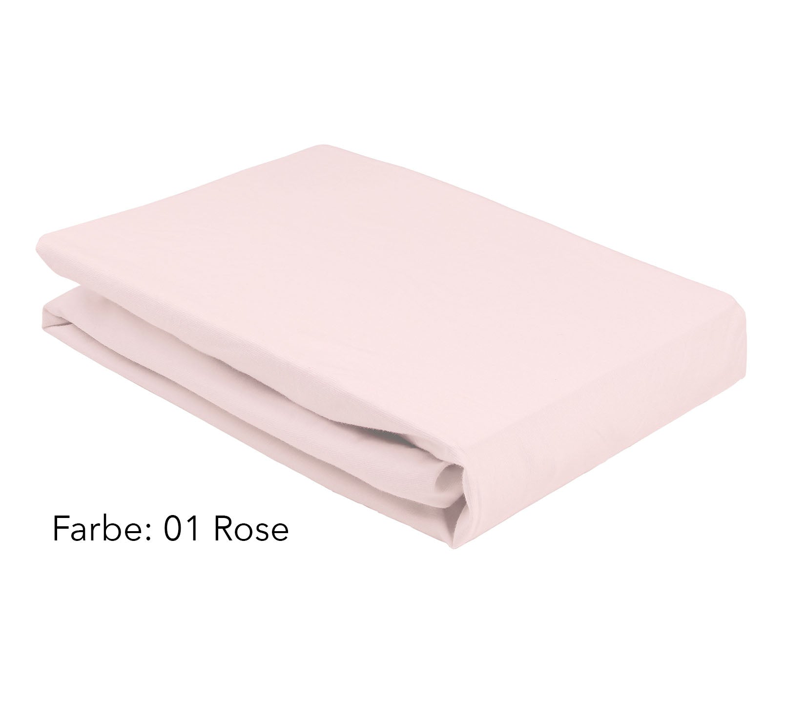 Spannbettlaken Farbe Rose alle Groessen #farbe_Softes Jersey Spannbettlaken Rose