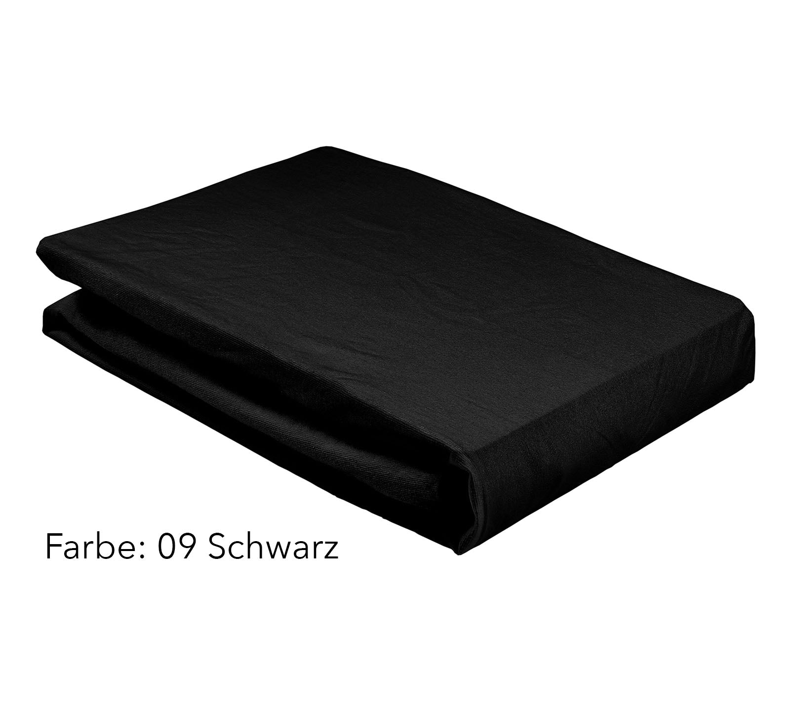 Spannbettlaken Farbe Schwarz Material Jersey #farbe_Schwarz #farbe_Schwarz
