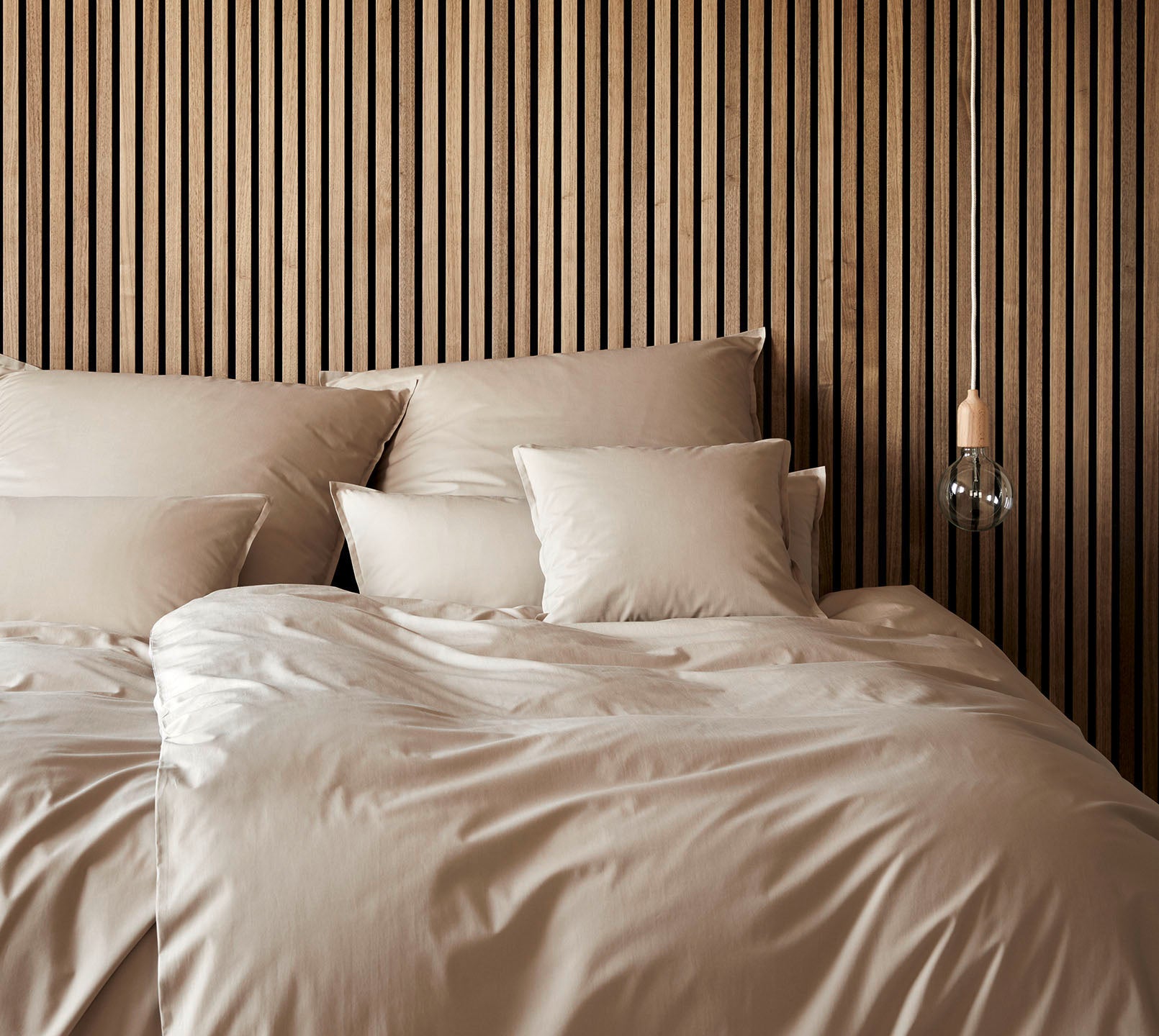 Washed Cotton Bettwaesche Crisp in Natur Schlafzimmer #farbe_Crisp Muskat