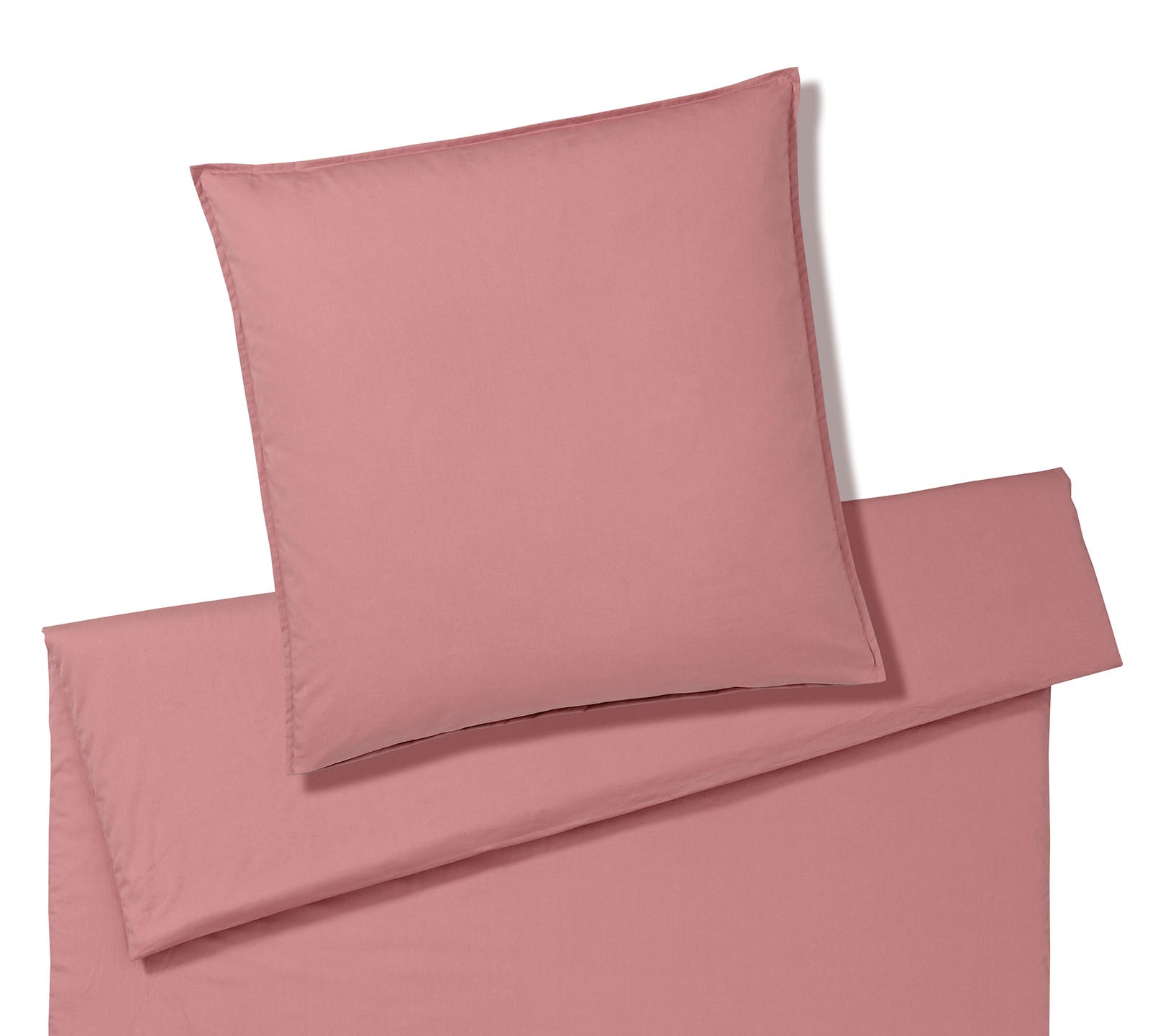 Washed Cotton Bettwaesche Crisp in Rot Freisteller #farbe_Crisp Blush