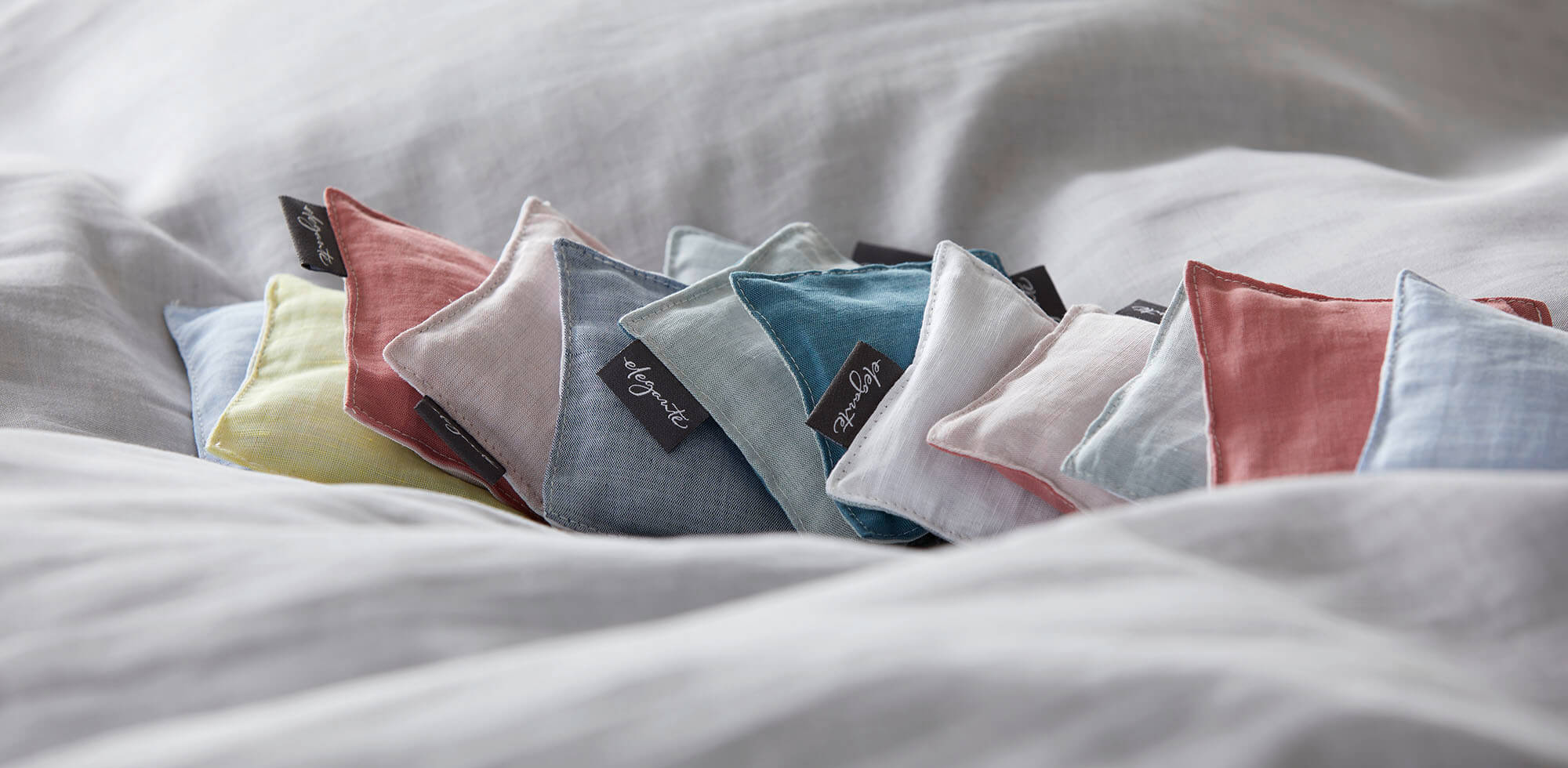 Duftkissen Farben Halbleinen