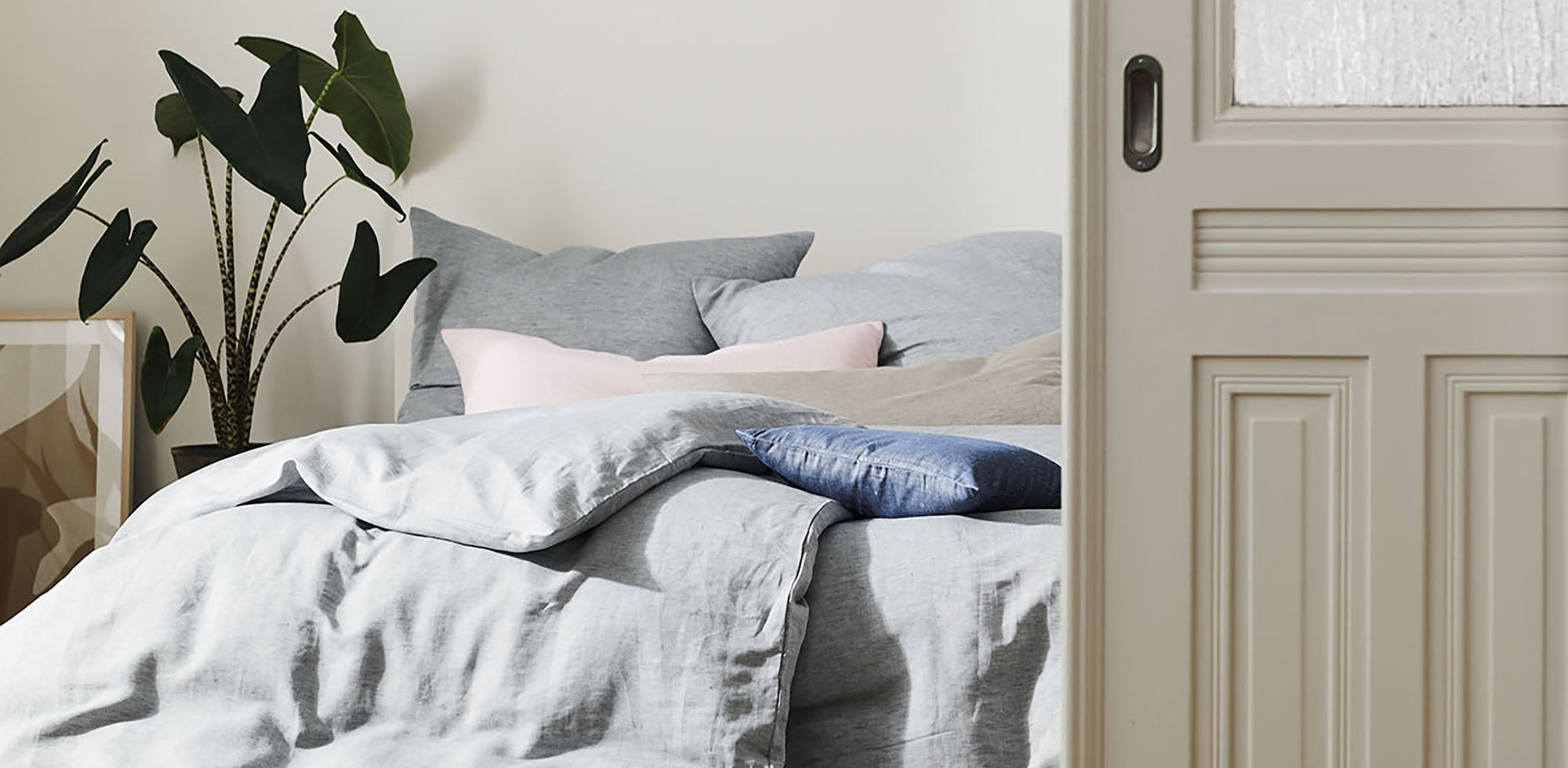 Halbeleinen Bettwäsche Breezee Schlafzimmer