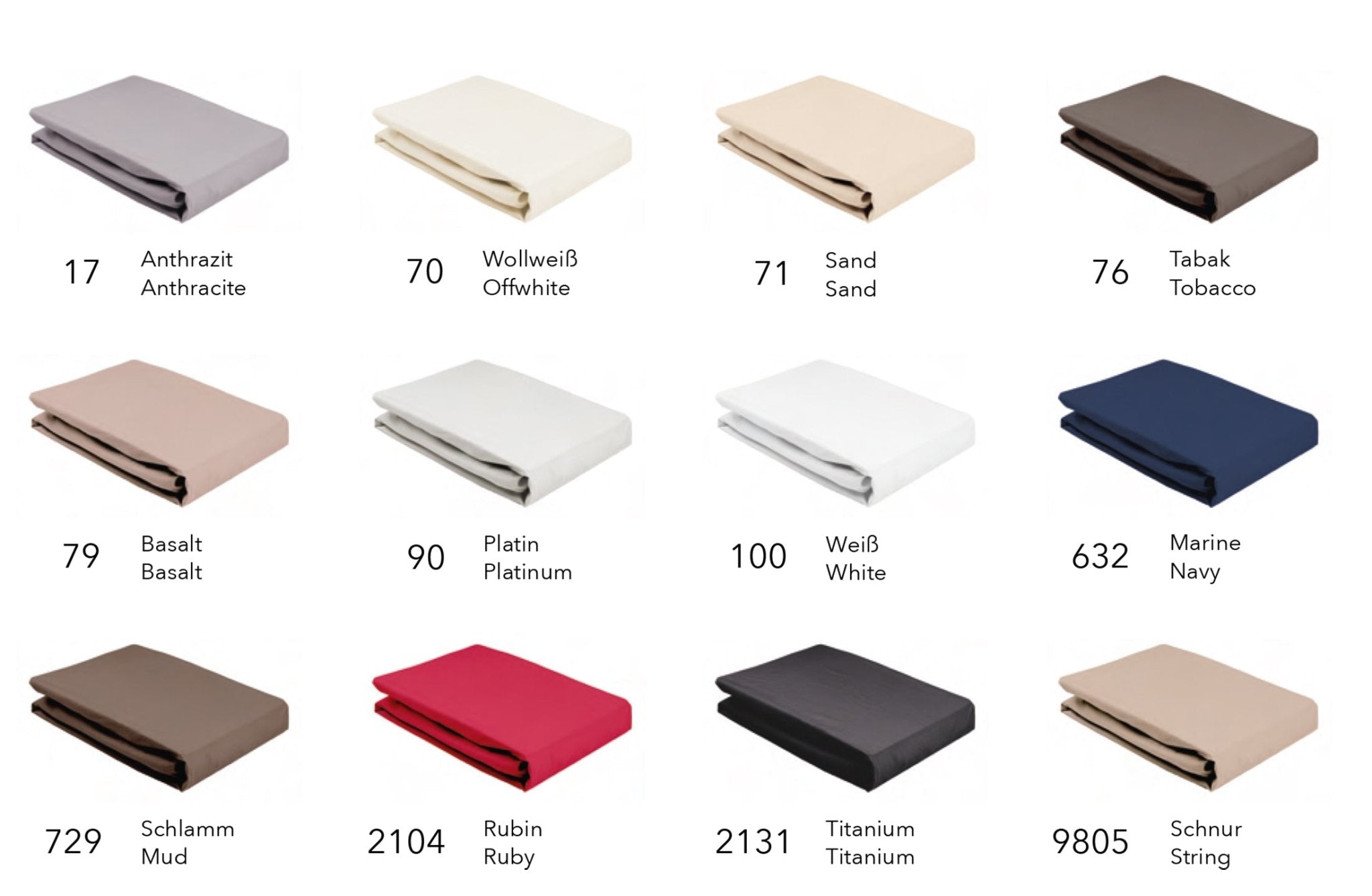 Premium Jersey Spannbettlaken alle Farben