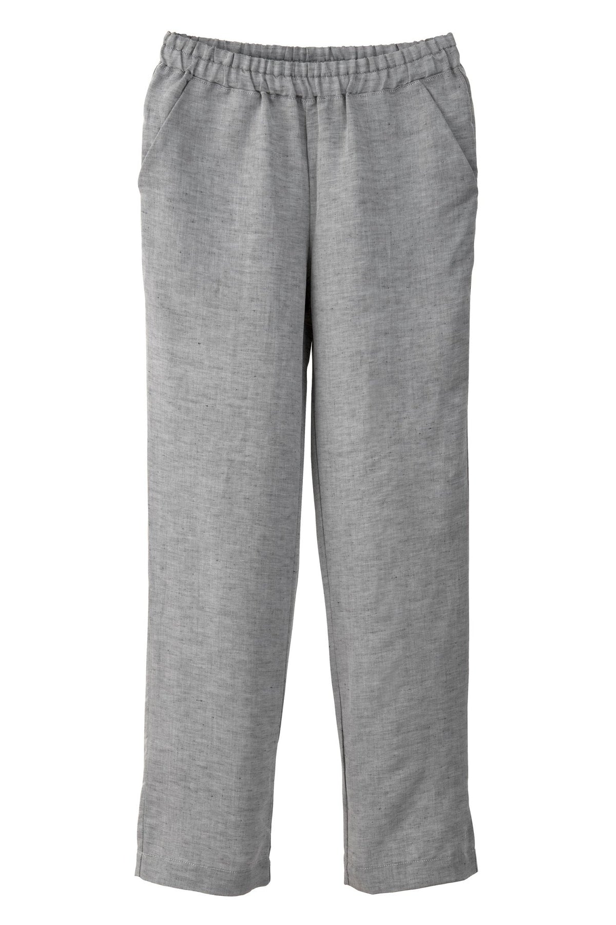 Halbleinen Homewear Pant Long in Dunkelgrau Freisteller #farbe_Dunkelgrau #farbe_Dunkelgrau