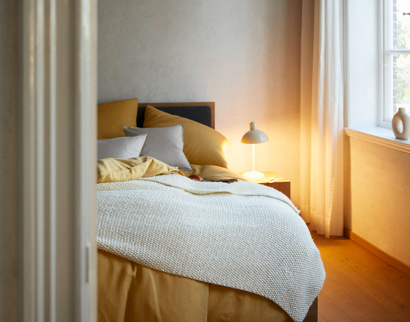 Gelbe Bettwäsche Schlafzimmer