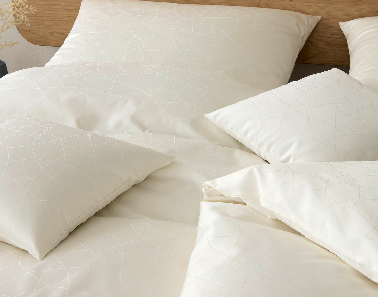 Bettwäsche waschen - elegante Bettwäsche