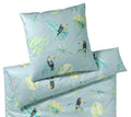 Satin Bettwäsche Tukan Aquagrün Freisteller #farbe_Aquagrün