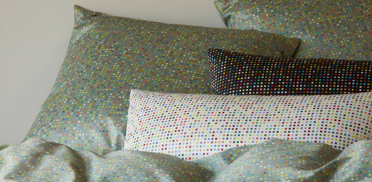 Satin Bettwäsche Pixie Grafikdesign Grün Schlafzimmer