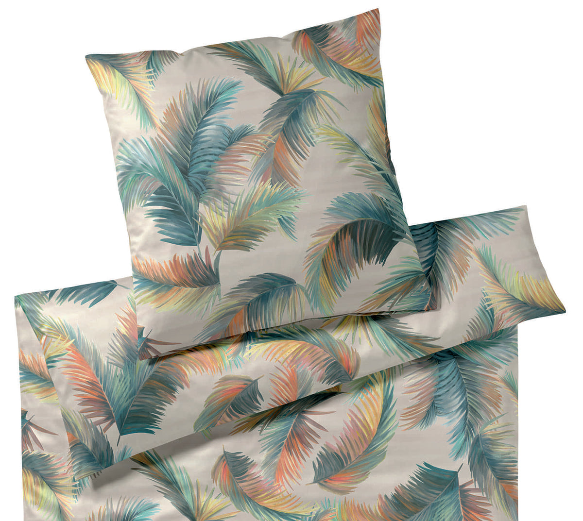 Bambus Satin Bettwäsche Copacabana in Natur Freisteller #farbe_Copacabana Natur