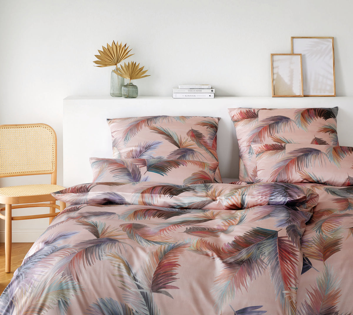 Bambus Satin Bettwäsche Copacabana in Rose Schlafzimmer #farbe_Copacabana Pastell Rose