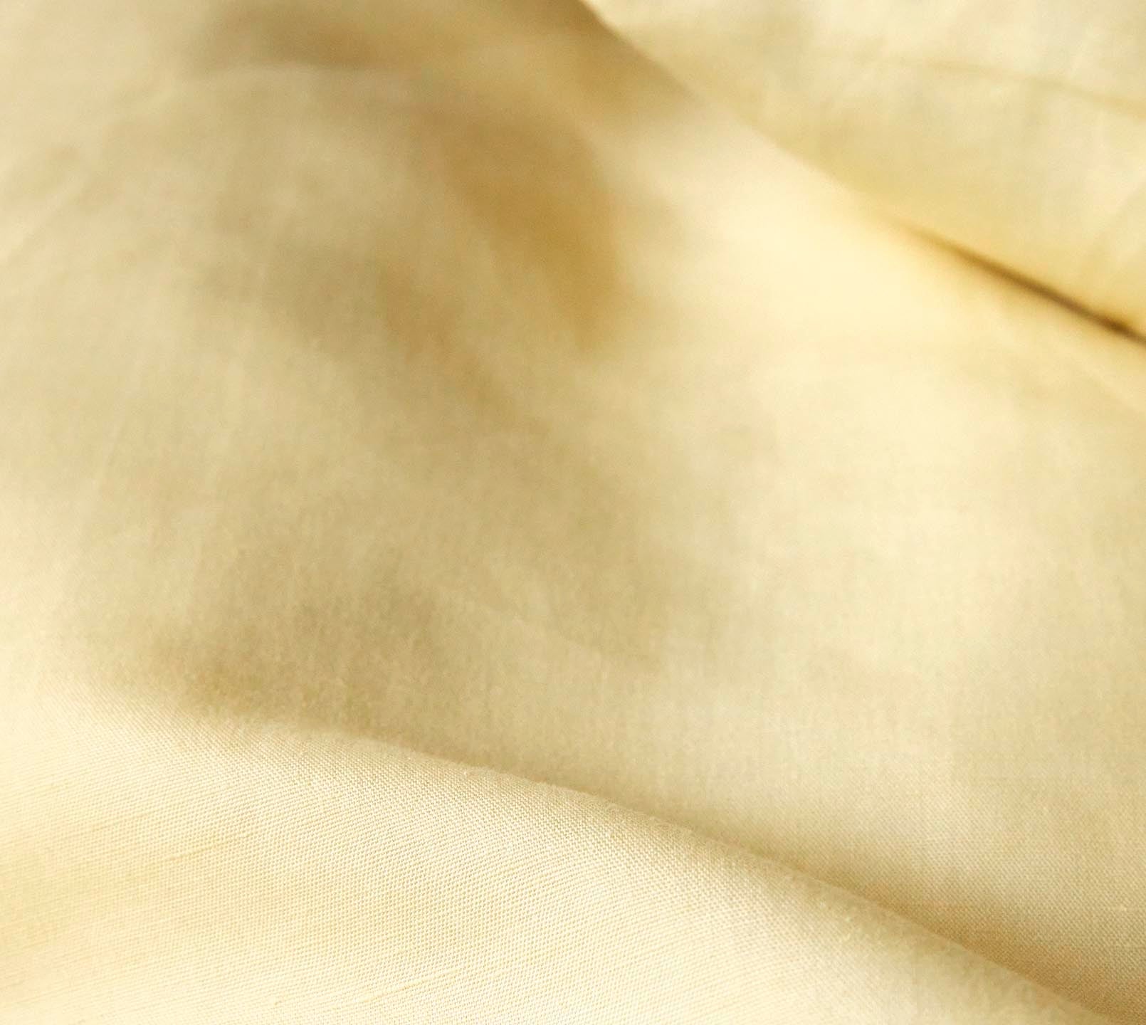 Halbleinen Bettwäsche Breezee in Buttergelb Material #farbe_Breezee Buttergelb