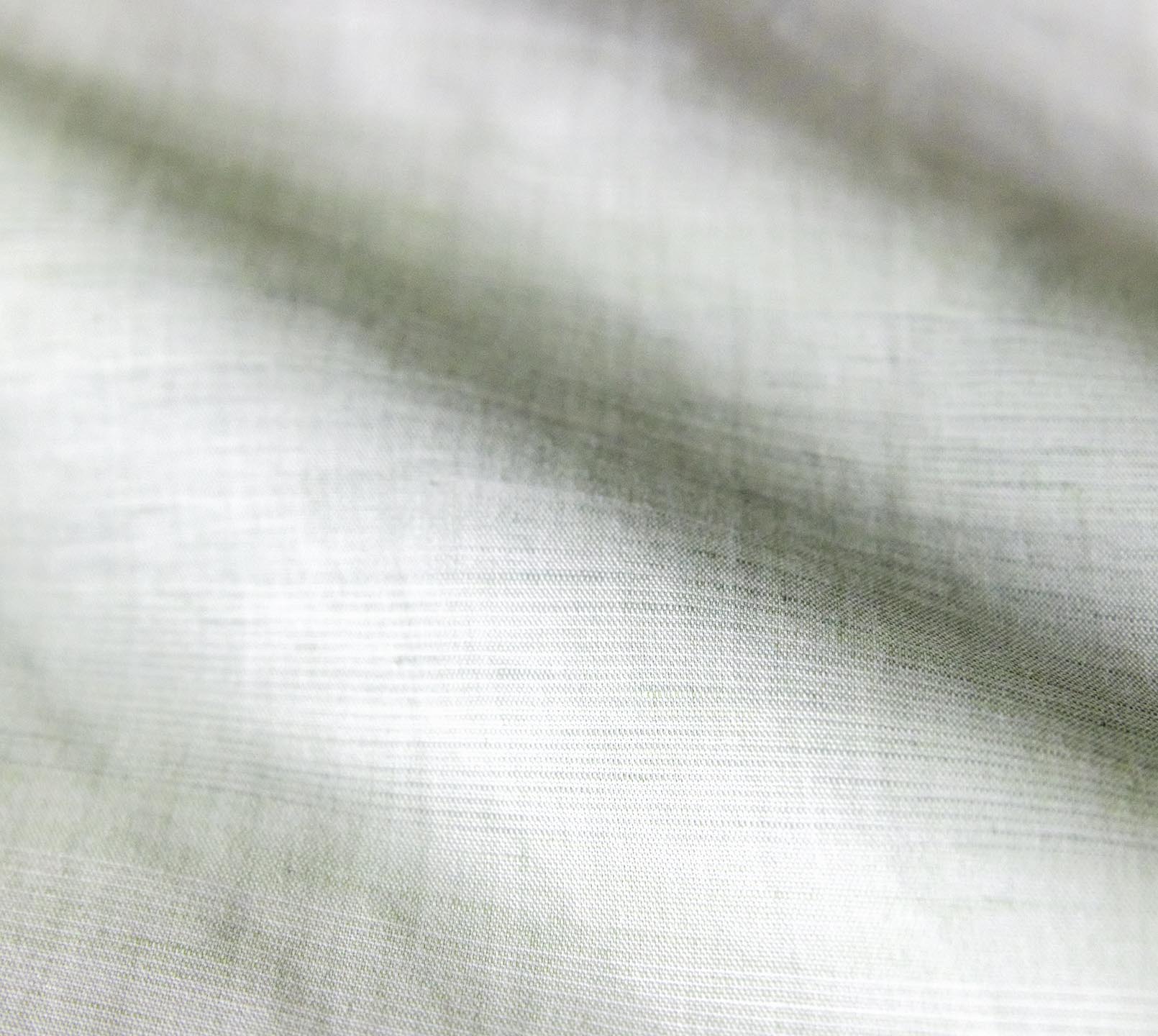 Halbleinen Bettwäsche Layer in Pastellgrün Farbverlauf Streifen Material #farbe_Layer Pastellgrün