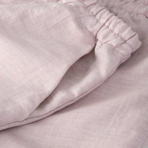 Halbleinen Homewear Pant Long in Rose Detail 