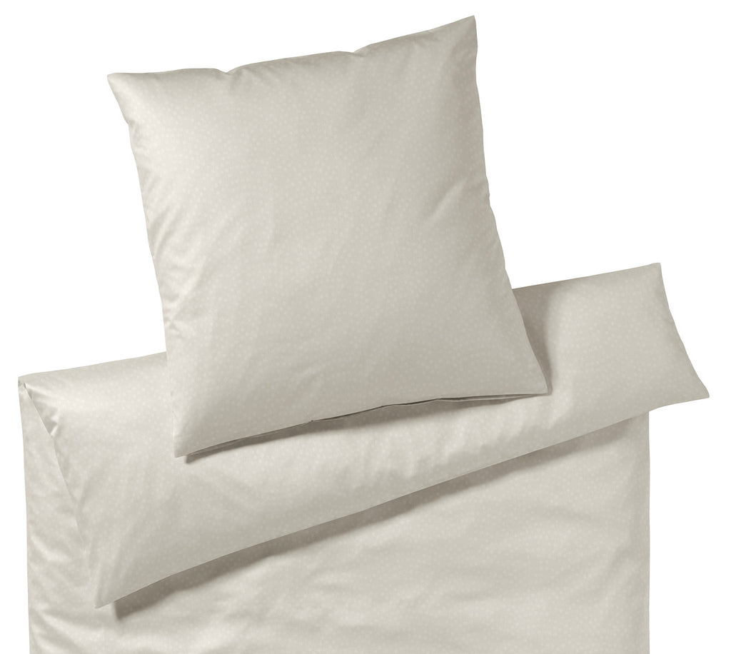 Jacquard Bettwäsche Air in Creme Beige Freisteller #farbe_Creme