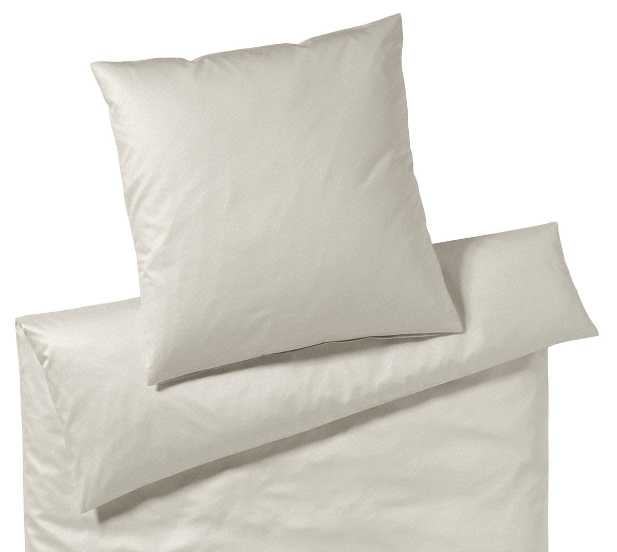 Jacquard Bettwäsche Air in Creme Beige Freisteller #farbe_Air Creme