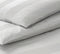 Jacquard Bettwäsche En Bloc in Weiß Streifen Freisteller #farbe_Weiß