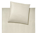 Jacquard Bettwäsche Milano in Beige Streifen Freisteller #farbe_Natur