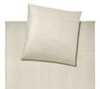 Jacquard Bettwäsche Milano in Beige Streifen Freisteller #farbe_Natur