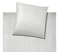 Jacquard Bettwäsche Milano in Weiß Streifen Freisteller #farbe_Weiß