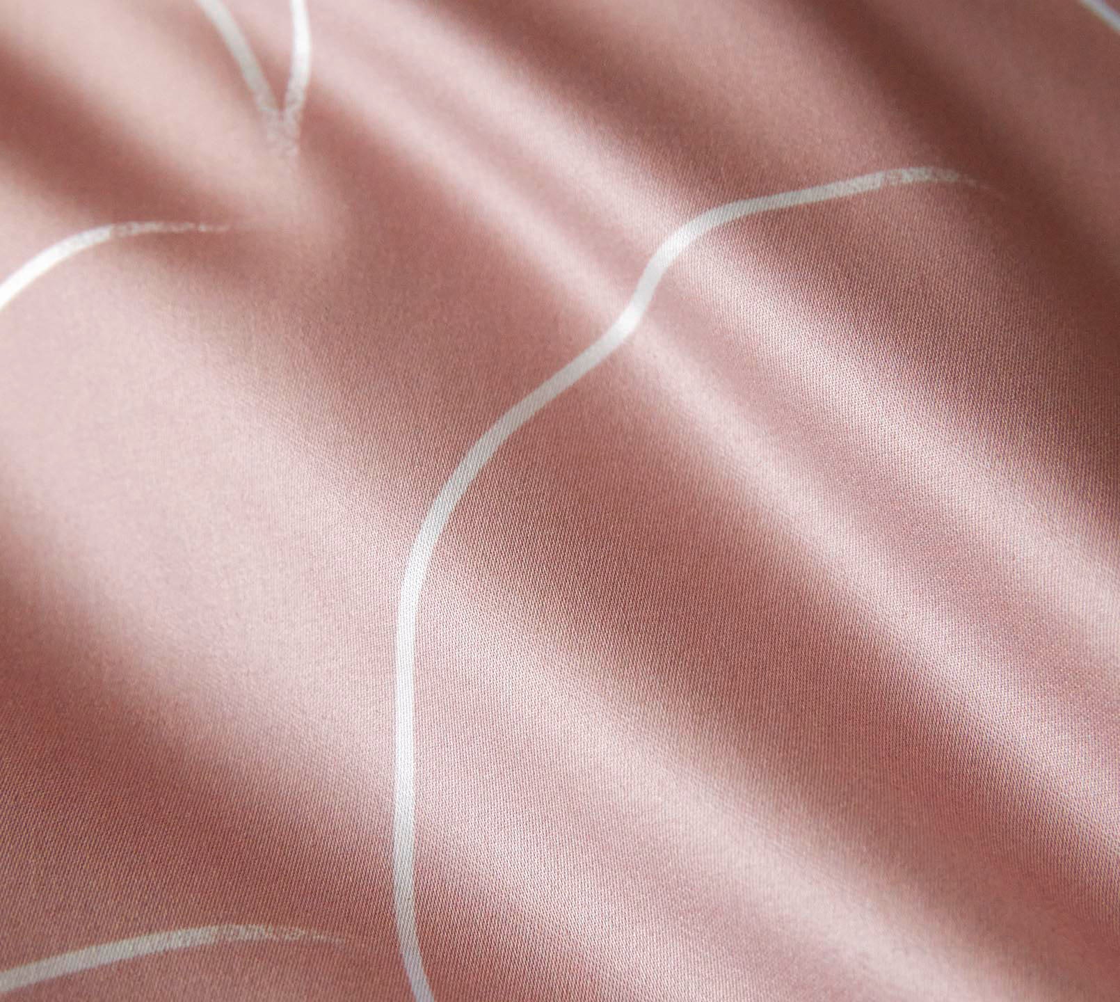 Jersey Bettwäsche Circus Jersey in Rosenholz Kreise Material #farbe_Circus Jersey Rosenholz