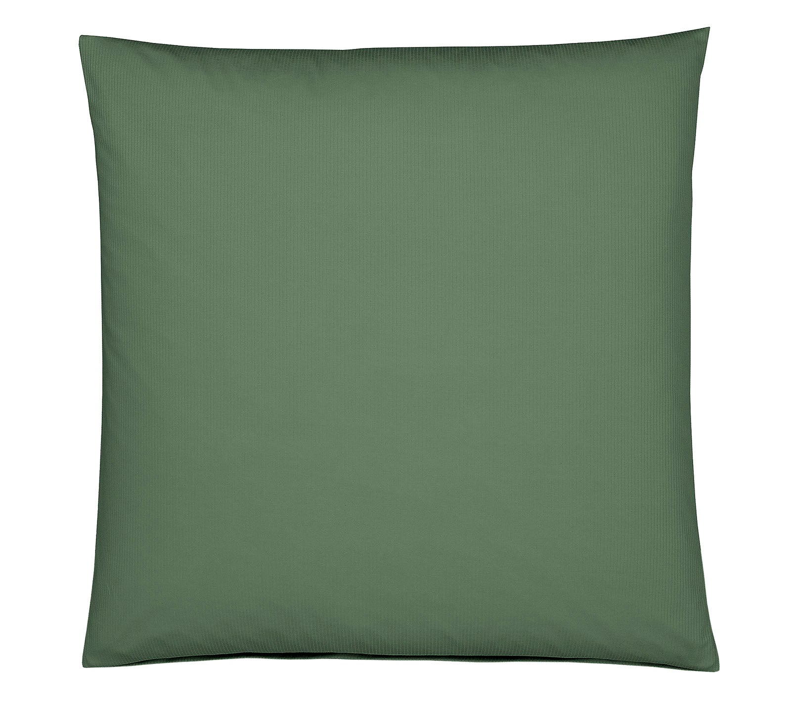 Jersey Bettwäsche Cord Jersey in Pistazie Uni-Struktur Kissen #farbe_Cord Jersey Pistazie