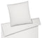 Jersey Bettwäsche Cord Jersey in Weiß Uni-Struktur Freisteller #farbe_Weiß