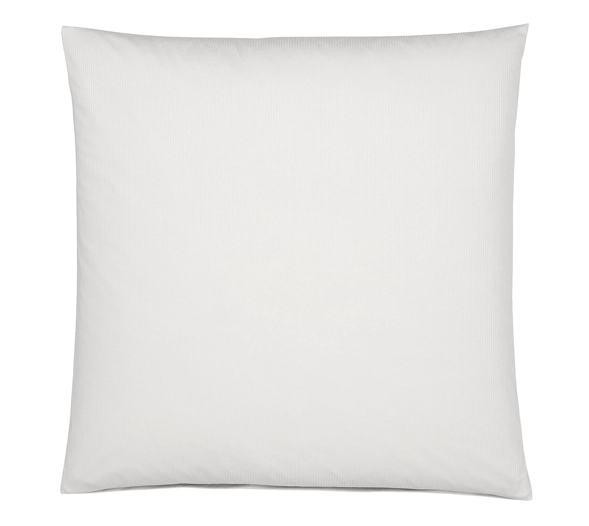 Jersey Bettwäsche Cord Jersey in Weiß Uni-Struktur Kissen #farbe_Cord Jersey Weiß