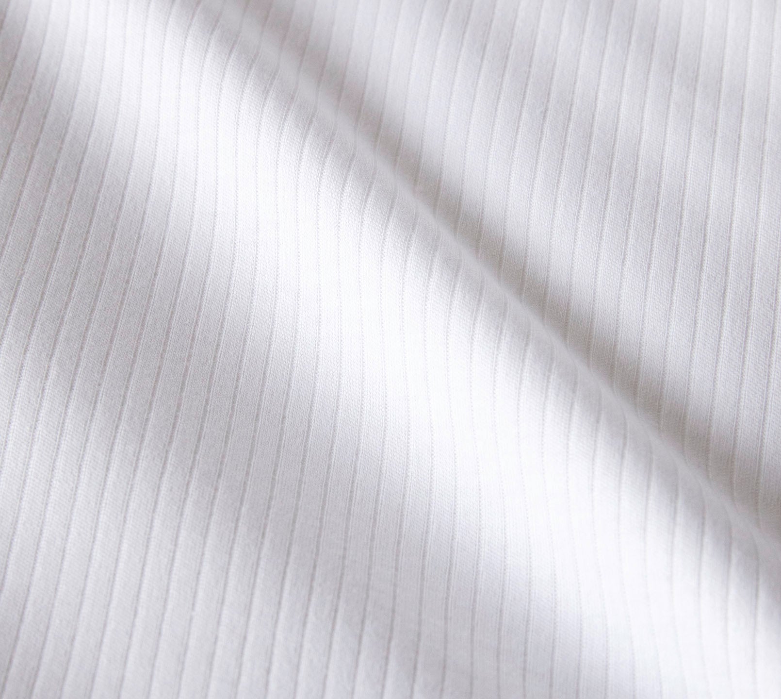 Jersey Bettwäsche Cord Jersey in Weiß Uni-Struktur Material #farbe_Cord Jersey Weiß