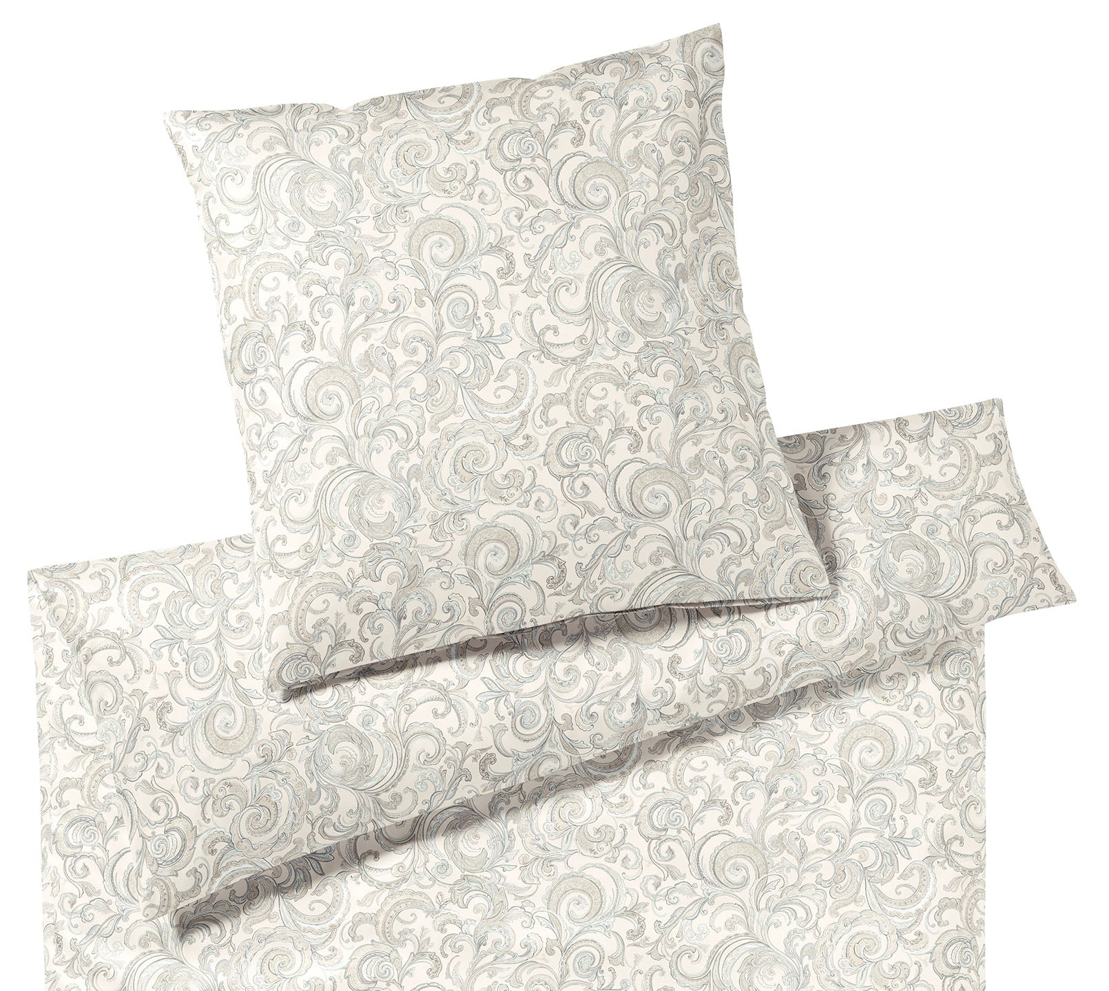 Jersey Bettwäsche Grace in Natur Paisley Freisteller #farbe_Grace Natur