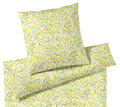 Jersey Bettwäsche Mimosa Jersey in Zitronengelb Blüten Freisteller #farbe_Zitronengelb
