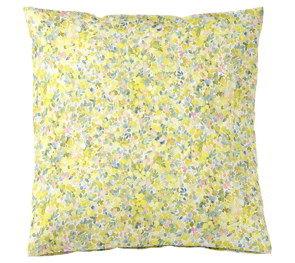 Jersey Bettwäsche Mimosa Jersey in Zitronengelb Freisteller Kissen