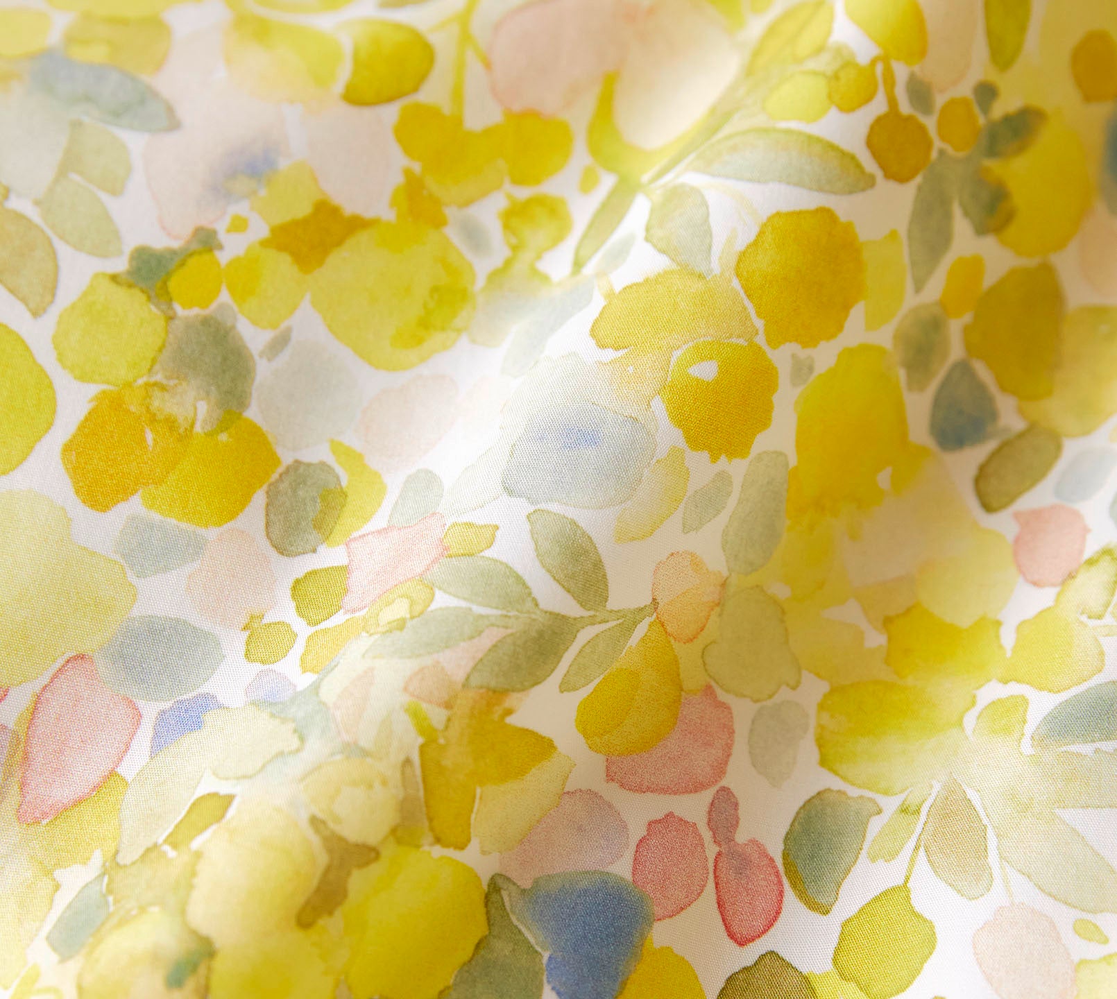 Jersey Bettwäsche Mimosa Jersey in Zitronengelb Blüten Material #farbe_Mimosa Jersey Zitronengelb