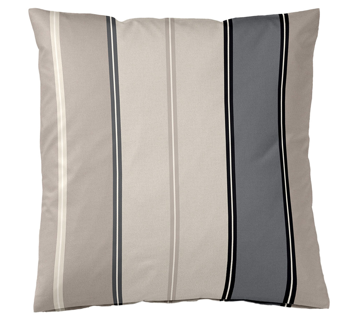 Jersey Bettwäsche Queens in Kiesel Freisteller Kissen #farbe_Kiesel