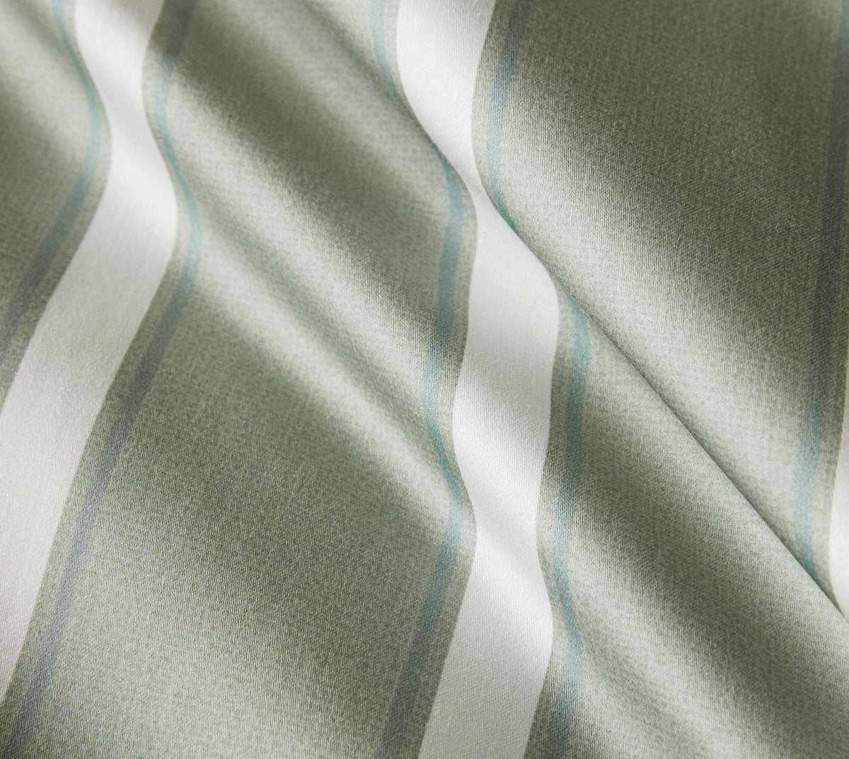 Jersey Bettwäsche Refrain Jersey in Salbei Streifen Material #farbe_Refrain Jersey Salbei