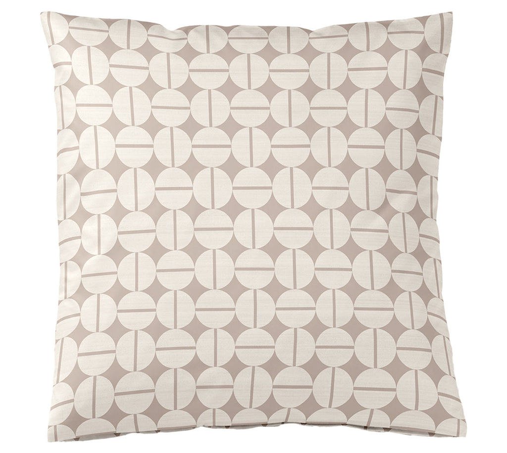 Jersey Bettwäsche Soho Jersey in Sand Freisteller Kissen #farbe_Sand