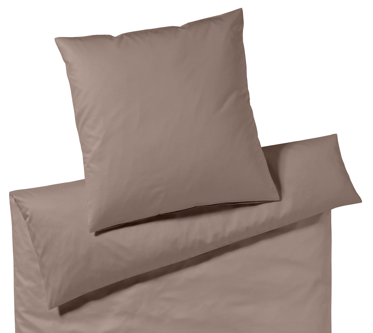 Jersey Bettwäsche Solid Jersey in Kakao Uni Freisteller #farbe_Solid Jersey Kakao