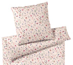 Jersey Bettwäsche Sorbet Jersey in Rose Blumen Freisteller #farbe_Rose
