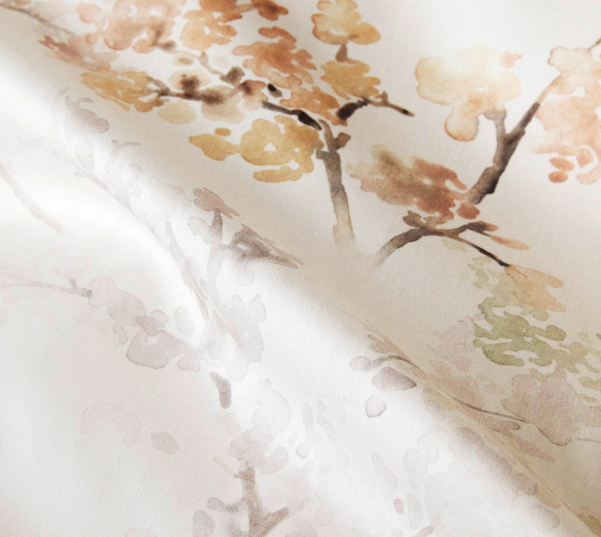 Jersey Bettwäsche Symphony Jersey in Offwhite Zweige Material #farbe_Symphony Jersey Offwhite
