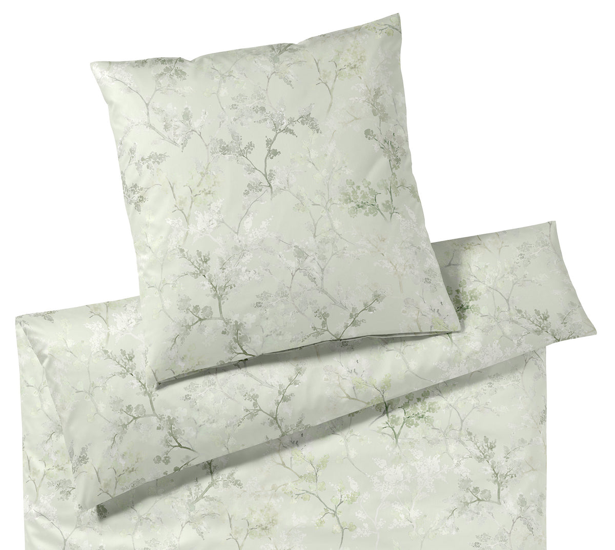 Jersey Bettwäsche Symphony Jersey in Salbei Zweige Freisteller #farbe_Symphony Jersey Salbei