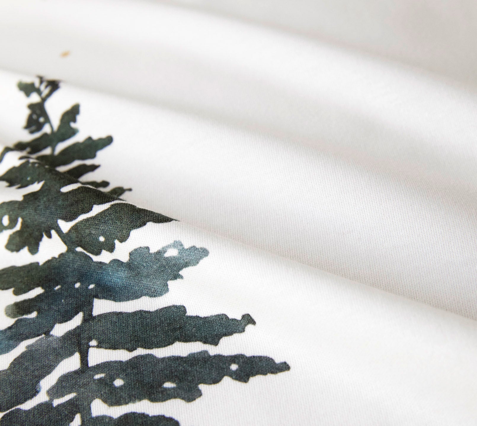 Jersey Bettwäsche Winterwald Jersey in Offwhite Winterwaldmotive Material #farbe_Winterwald Jersey Offwhite