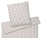 Karierte Mako Perkal Bettwaesche Farbe Beige Freisteller #farbe_Clay 
