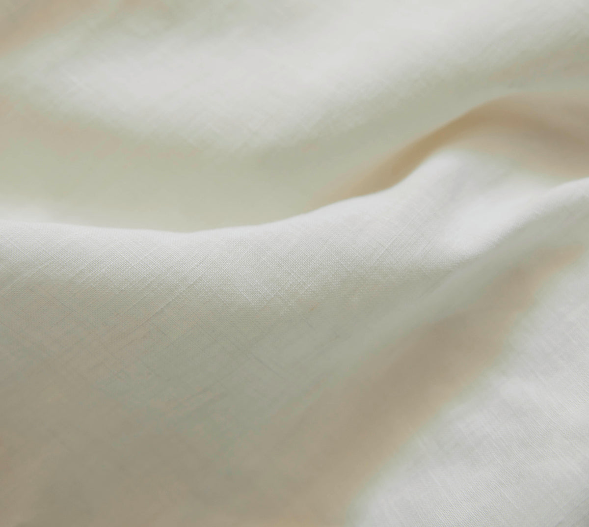 Leinen Bettwäschelaken Pure in Weiß Uni Schlafzimmer #farbe_Weiß 