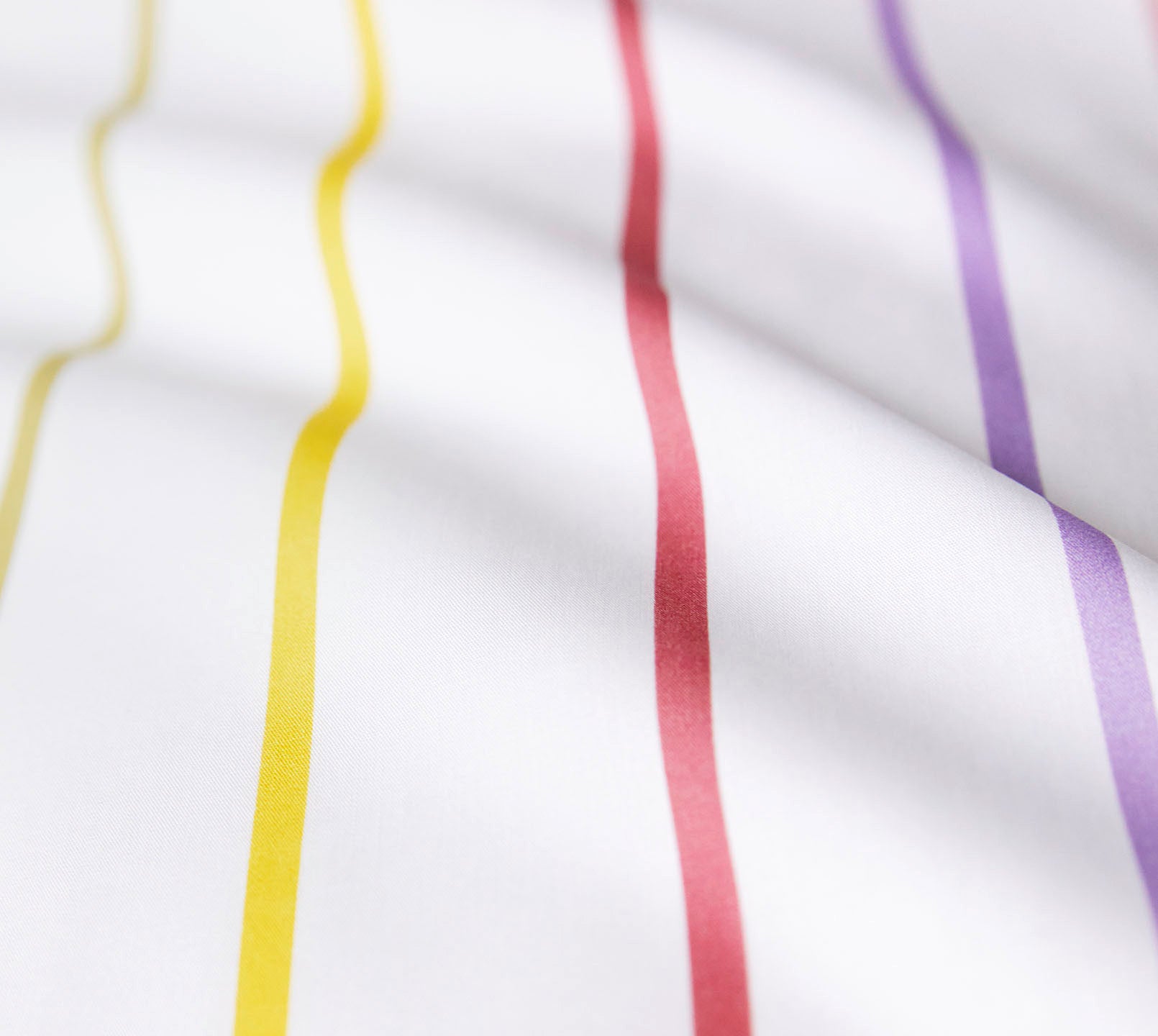 Mako Batist Bettwäsche Little in Weiß Streifen Material #farbe_Little Weiß