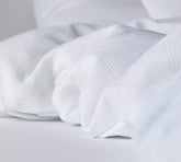 Musselin Bettwäsche Smooth in Weiß Uni Schlafzimmer #farbe_Weiß