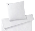 Musselin Kinderbettwäsche Snuggle in Weiß Uni Pandastickmotiv Freisteller #farbe_Weiß