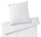 Musselin Kinderbettwäsche Snuggle in Weiß Uni Pandastickmotiv Freisteller #farbe_Weiß