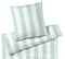 Satin Bettwäsche Capri in Jade Grün Streifen Freisteller #farbe_Jade Grün