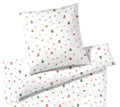 Satin Bettwäsche Christmas Treats in Weiß Weihnachtsmotive  Freisteller #farbe_Weiß