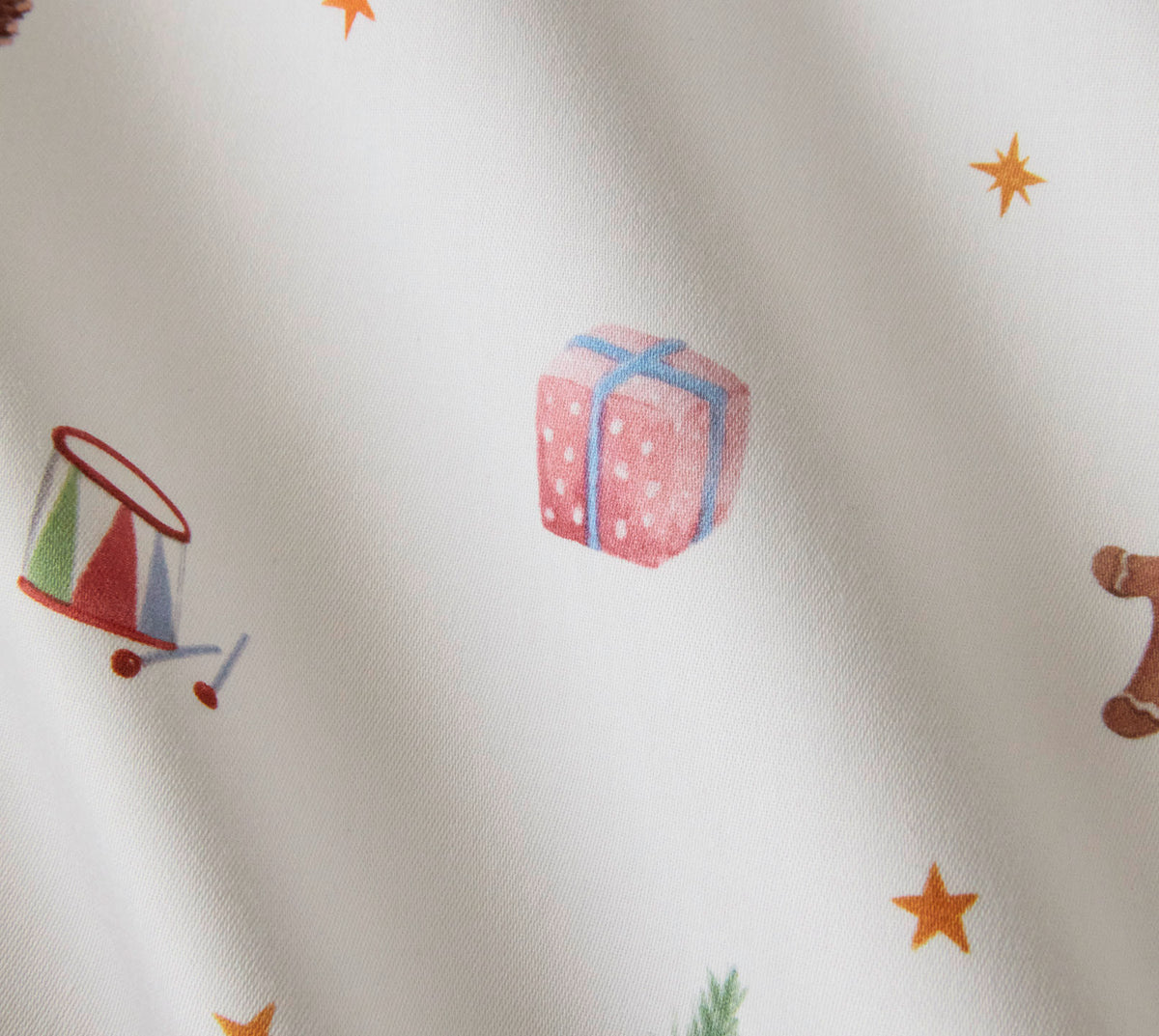 Satin Bettwäsche Christmas Treats in Weiß Weihnachtsmotive  Material #farbe_Christmas Treats Weiß
