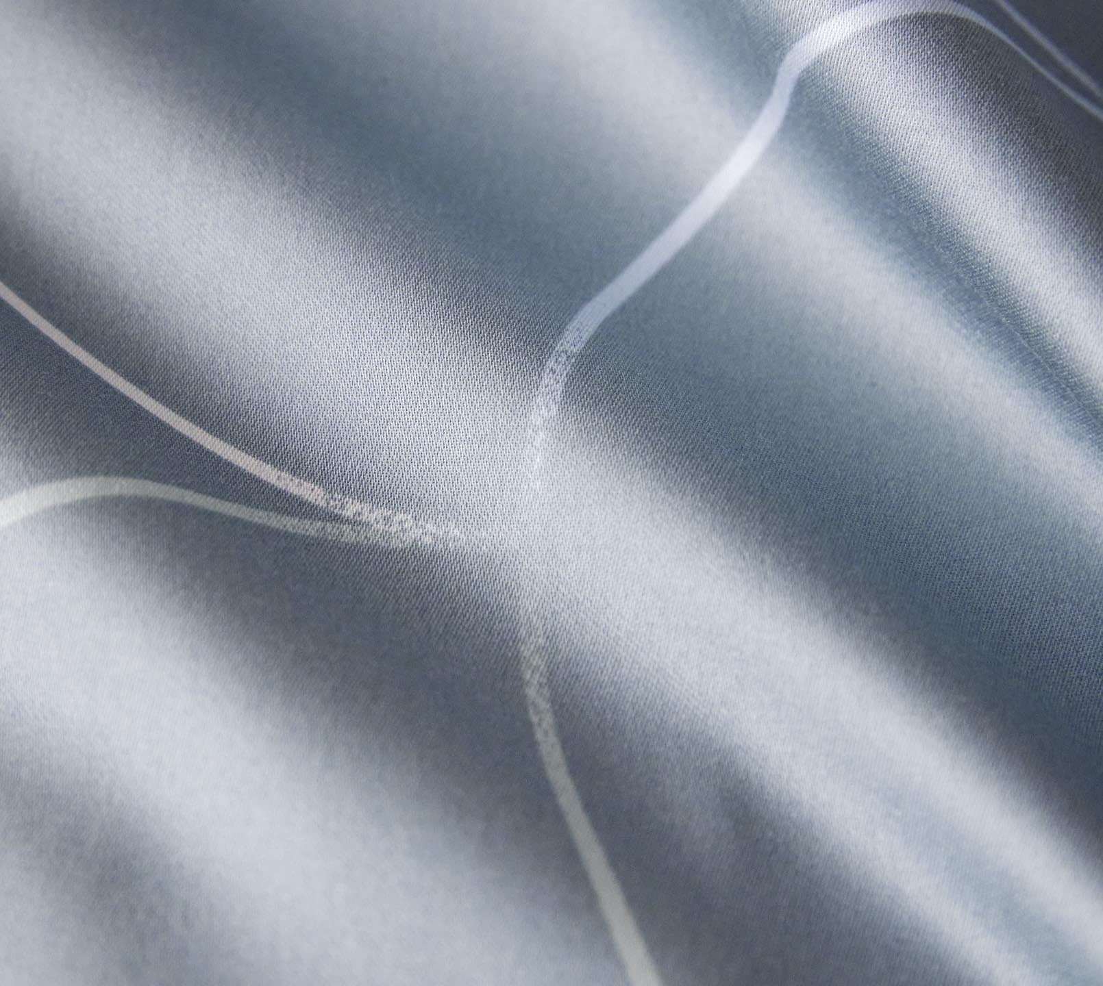 Satin Bettwäsche Circus in Salbei Kreisgrafik Material #farbe_Circus Salbei